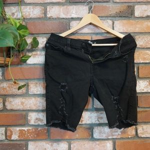Hollister black short shorts